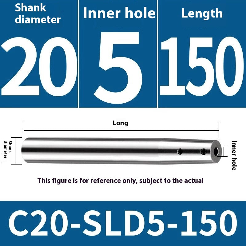 2059-High precision side solid SLD extension rod CNC milling cutter extended rod small diameter straight handle deep cavity avoidance C12C16C20 Shandong Denso Pricision Tools Co.,Ltd.